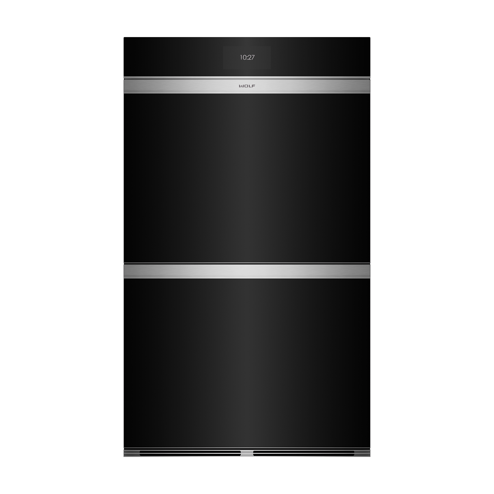 76 cm M Series Contemporary Black Glass Double Oven