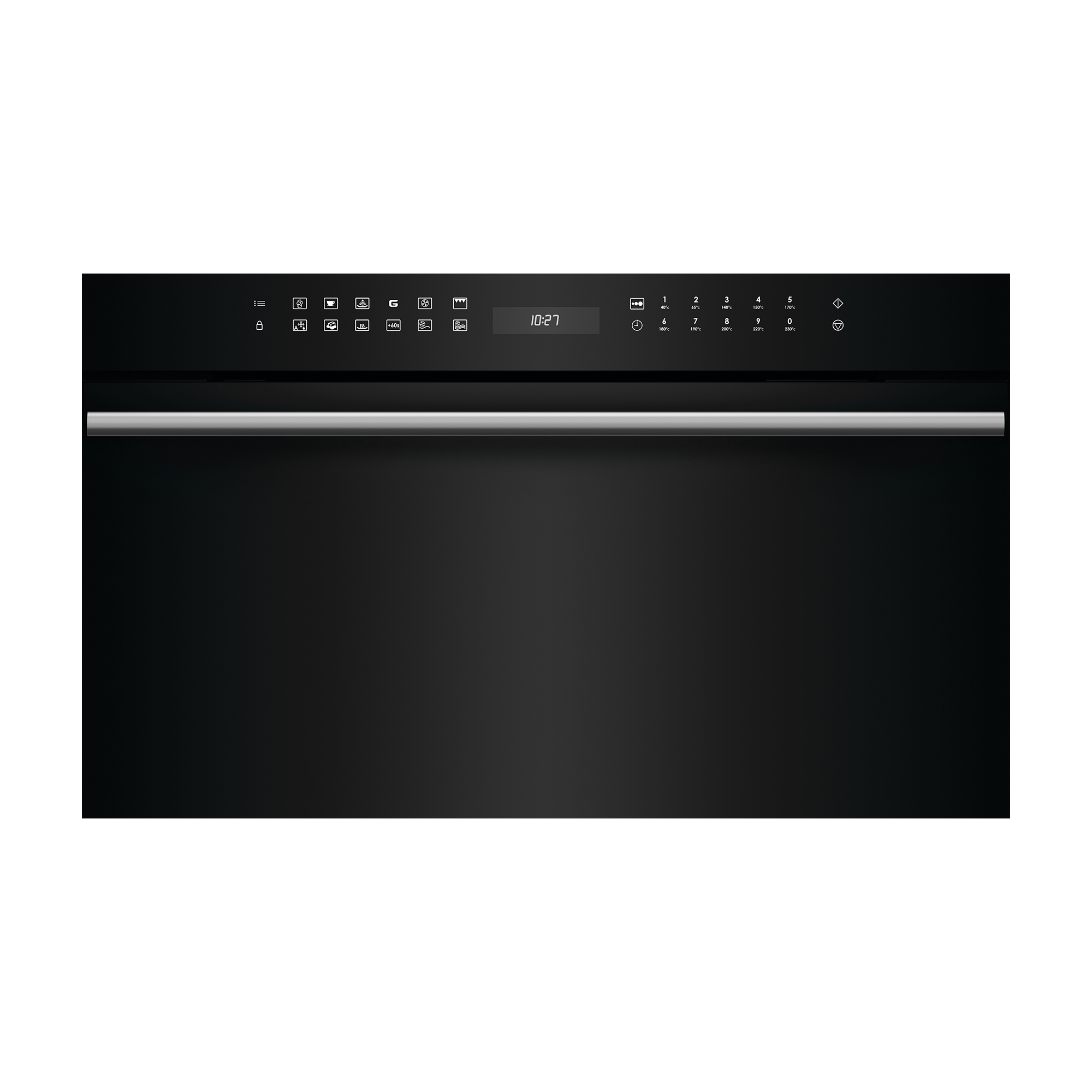 76 cm M Series Contemporary  Black Glass Convection Speed Oven